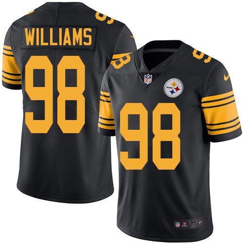 Nike Men & Women & Youth Steelers 98 Vince Williams Black Color Rush Limited Jersey,We sell and wholesale Nike Men & Women & Youth Steelers 98 Vince Williams Black Color Rush Limited Jersey on line form chian!